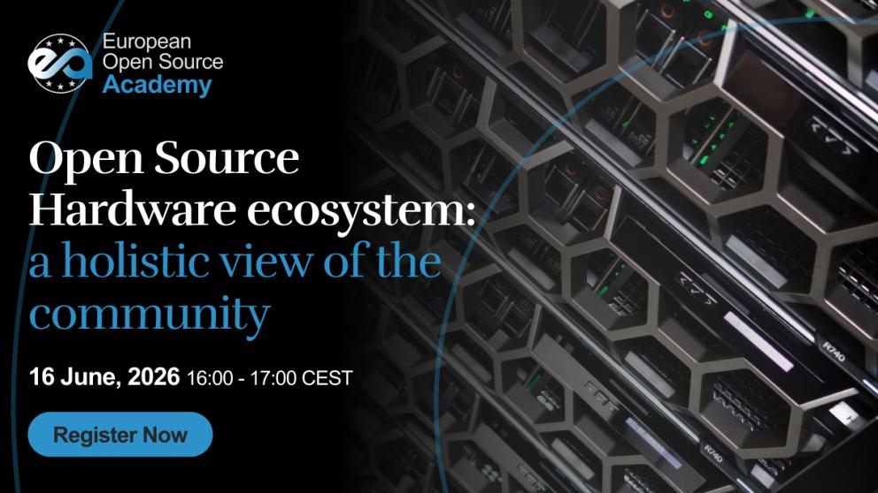 Open Source Hardware ecosystem webinar banner
