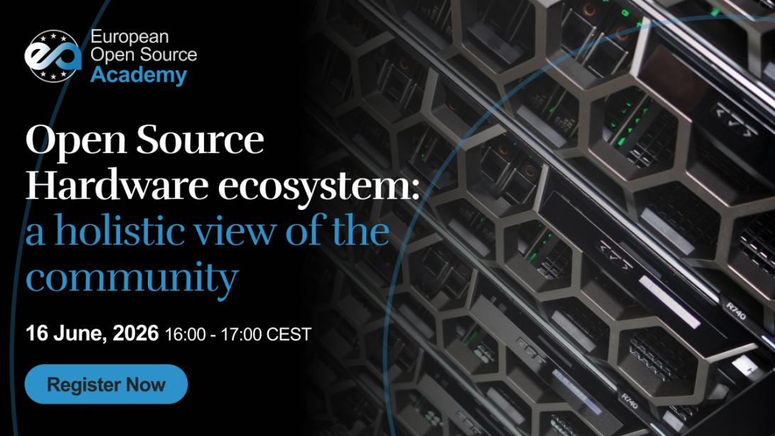 Open Source Hardware ecosystem webinar banner